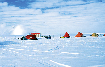 Forschungscamp Antarktis