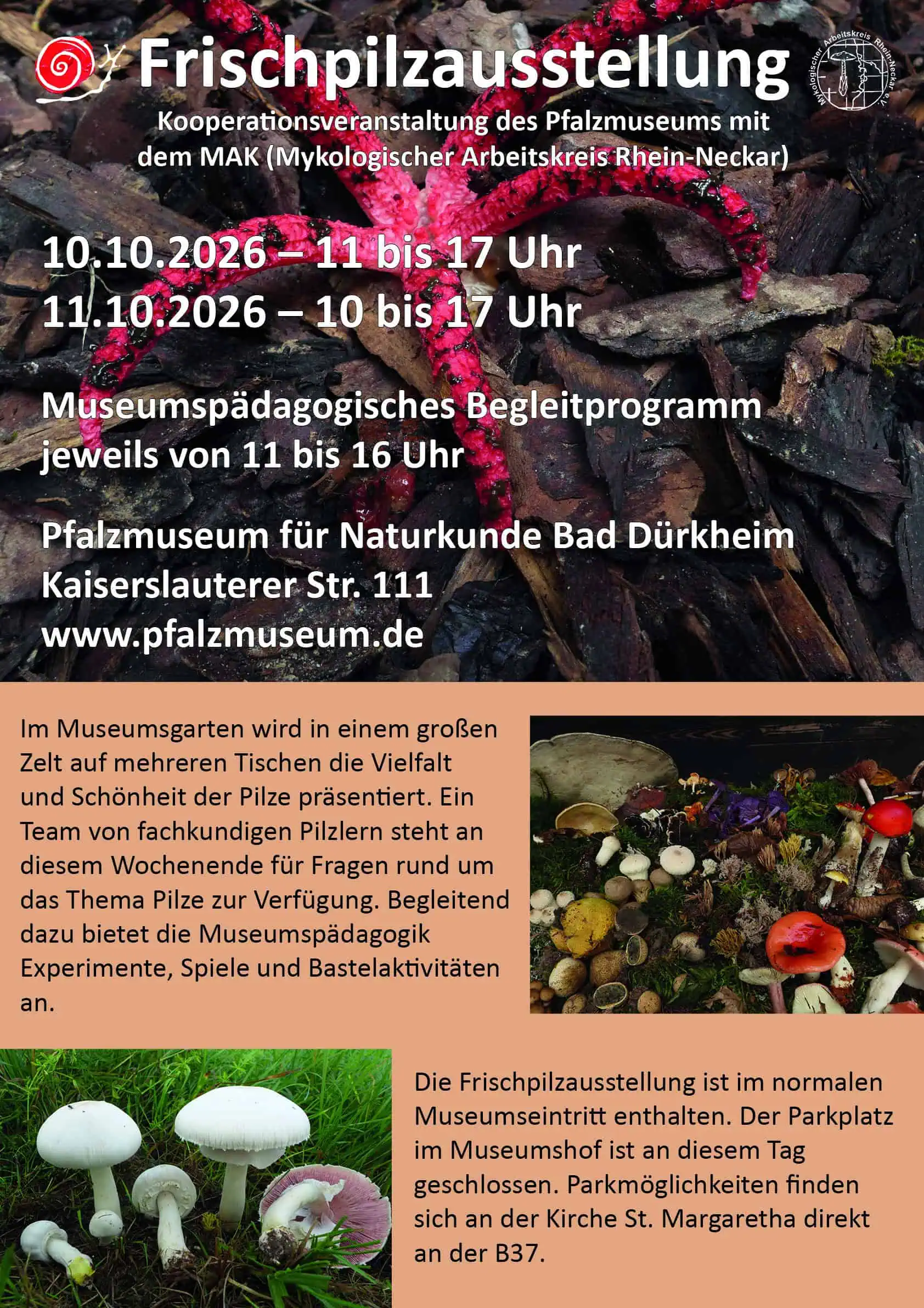 Poster Pilztage 2026
